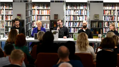 Promocija u knjižnici Bogdana Ogrizovića u Zagrebu/Foto: Denis Lovrović