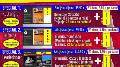 Učinite svoju tvrtku, prozvode ili usluge vidljivima od 0-24 sata puna 23 dana po nevjerojatno niskim cijenama! (KLIKNI ZA POVEĆANJE)<br>