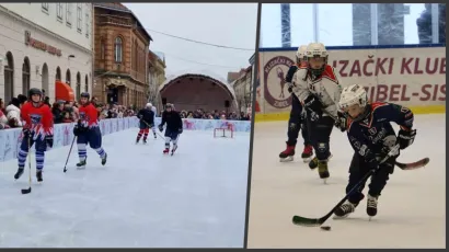 Sprema se pravi hokeja&scaron;ki spektakl u Bjelovaru/ Foto: Grad Bjelovar/KHL Medve&scaron;čak
