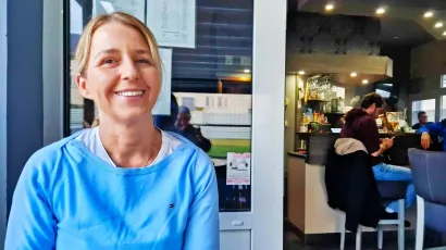 Marina Ivanko, vlasnica caffe bara Laguna/Foto: Dijana Puhalo/MojPortal.hr