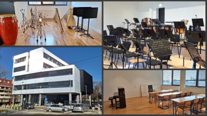 Foto: Uređenje nove zgrade Glazbene &scaron;kole Vatroslava Lisinskog Bjelovar pri samom je kraju/ Foto: Deni Marčinković