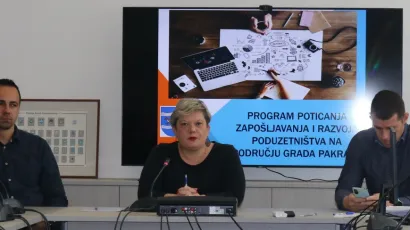 Gradonačelnica Pakraca Anamarija Blažević/ Pakrački list