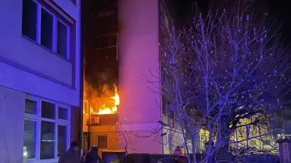 Vatra je progutala stan na prvom katu/Foto: MojPortal.hr