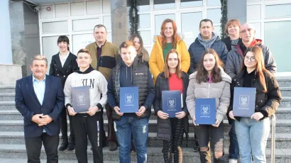 Stipendisti Grada Grubišno Polje/ Foto: Grad Grubišno Polje