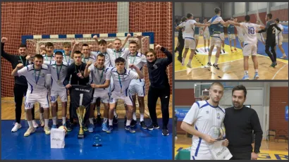 Juniori MNK pomeli konkurenciju na prestižnom futsal turniru/ Foto: Zagreb Winter Cup/MNK Bjelovar