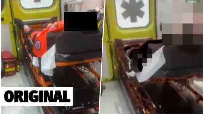 Lijevo se nalazi originalna snimka, a desno snimka koju je objavila Udruga Hitna uživo 194/Foto: Screenshot<br>