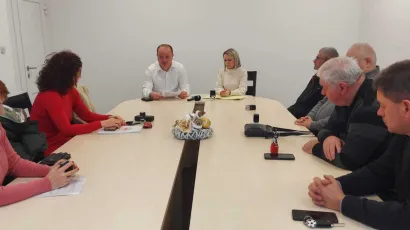 Gradonačelnik Josip Bilandžija potpisao je ugovore za financiranje/Foto: Grad Gare&scaron;nica