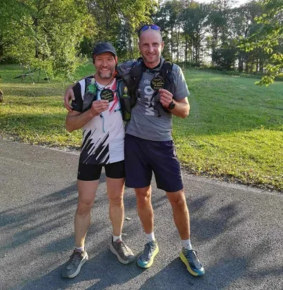 Eniz i njegov prijatelj i kolega Tomislav Tepe&scaron;/Foto: Privatni album