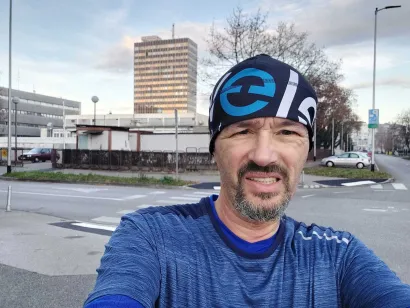 Robert Ma&scaron;ić za Eniza je trčao na Staru godinu/Foto: Trči sa srcem