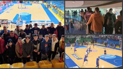 Vodstvo kluba ispunilo je obećanje i odvelo mlade ko&scaron;arka&scaron;e u Zagreb/ Foto: KK Daruvar '22