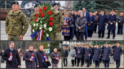 Počast je odana na bjelovarskom groblju Borik/ Foto: Grad Bjelovar