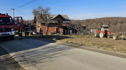 Prizor s mjesta nesreće u Rogoži/Foto: JVP Gare&scaron;nica