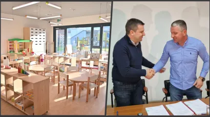 Potpisan ugovor za gradnju novog vrtića u Bjelovaru/ Foto: Damir Krajac/CROPIX/Deni Marčinković