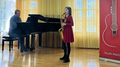 Ema je odu&scaron;evila nastupom u Novom Marofu/ Foto: Glazbena &scaron;kola Brune Bjelinskog Daruvar