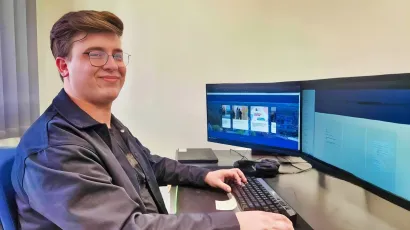 Filip Medak dizajnirao je novu internetsku stranicu Grada Daruvara/Foto: Tomislav Kukec/MojPortal.hr