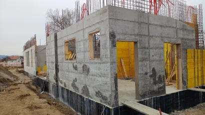 Novi vrtić u Lipiku poprima konture/ Foto: Compas.com.hr