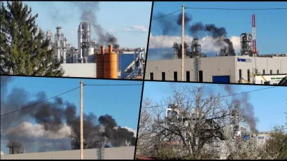 Požar u Kronospanu/Foto: Martina Čapo/MojPortal.hr