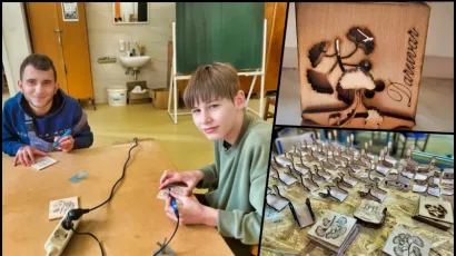 Emanuel Đorđević i Sebastian Gregurić/Foto: Privatni album