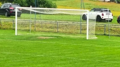 Gol koji je ukraden sa stadiona u Mihaljevcima/Foto: NK Croatia Mihaljevci