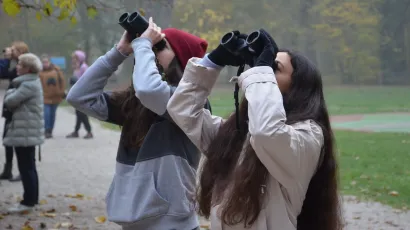 Za sve sudionike osigurani su dalekozori/ Foto: Udruga Biom