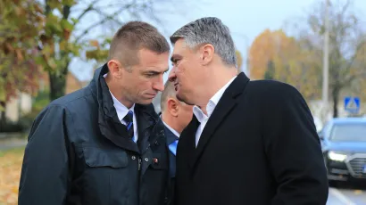 Ivan Penava i Zoran Milanović/Foto: Marko Mrkonjić/CROPIX