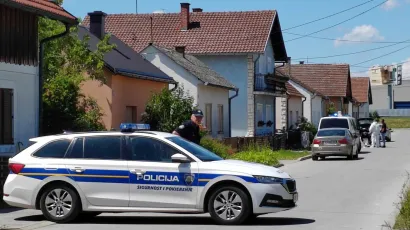 Policija nikoga nije pu&scaron;tala blizu/Foto: Martina Čapo/MojPortal.hr