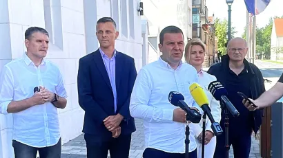 Dario Hrebak je kazao kako je Bjelovar s razlogom izabran za predstavljanje liste Fair play koalicije/Foto: Foto: HSLS
