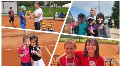 Mladi tenisači ponos su Daruvara/Foto: TK Feniks