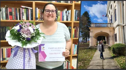 Emma je Daruvar počela smatrati svojim domom/Foto: Privatni album, Pučka knjižnica i čitaonica Daruvar