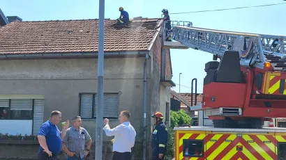 Župan je obi&scaron;ao stradalo područje/Foto: BBŽ