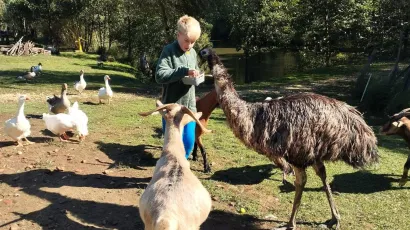 Duje obožava životinje/Foto: Privatni album