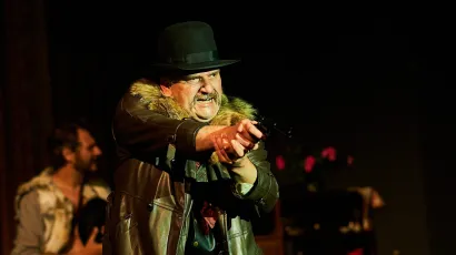 Glavnu ulogu igra Bojan Navojec/Foto: Kulturni i multimedijski centar Bjelovar