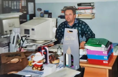 Jaroslav Bogadi u prvoj poslovnici/Foto: Privatni album