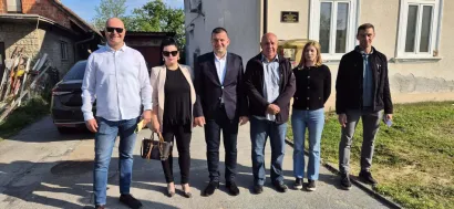 Dom je danas obišao gradonačelnik Dario Hrebak sa suradnicima/Foto: Grad Bjelovar
