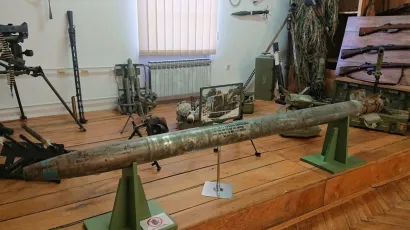 Raketa višecjevnog lansera raketa M-77 zvnog Oganj/Foto: Mario Barać