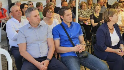  Načelnik Općine Hercegovac Boro Bašljan i načelnik Općine Sirač Igor Supan/Foto: Nikica Puhalo/MojPortal.hr