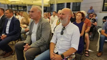 Dožupan PSŽ-a Ferdinand Troha i ravnatelj Daruvarskih toplica Ratko Vuković/Foto: Nikica Puhalo/MojPortal.hr