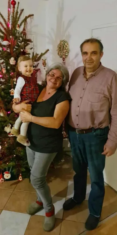 Sa suprugom i unukom/Foto: Privatni album