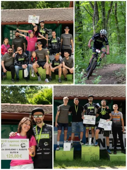 Našice, utrka XCO Lapovac, 1. mjesto /Foto: Privatni album