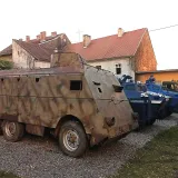 Oklopnjak u svom novom domu u Pakracu/Foto: Muzej vojne i ratne povijesti