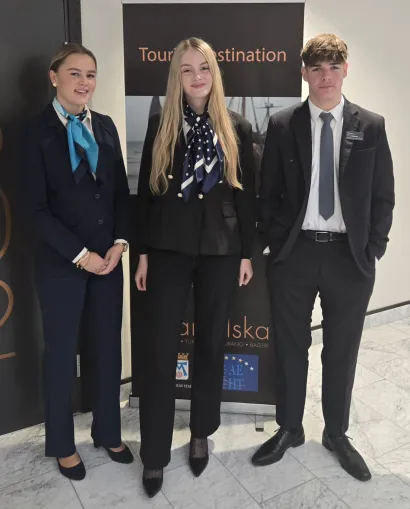 Ines s partnerima iz ekipe Daniek i Jimom/Foto: TUPŠ Bjelovar