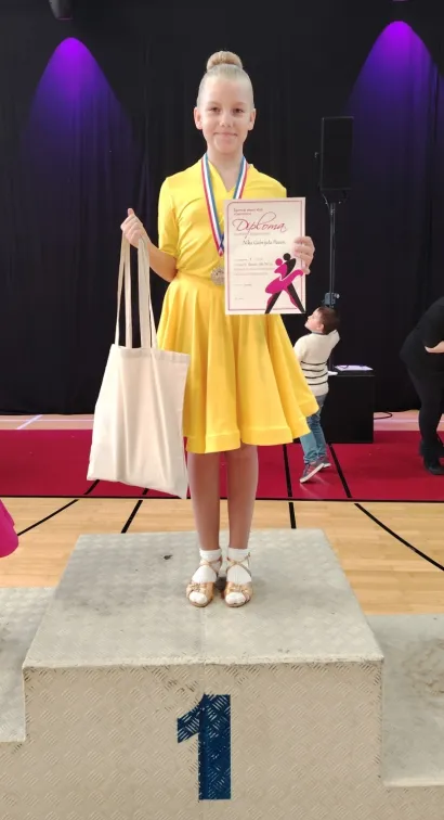 Nika Gabrijela na pobjedničkom postolju/Foto: ŠPK H-8