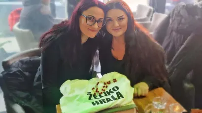 Marija i Nensi u Vinkovcima/Foto: Privatni album