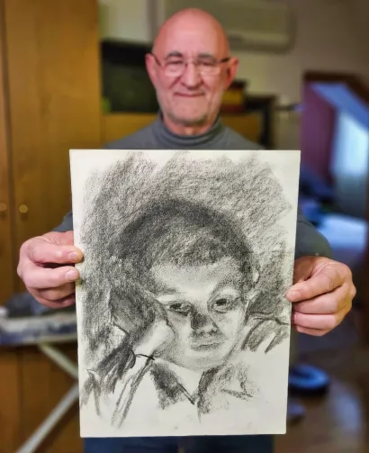 Oduvijek je htio biti slikar/Foto: Privatni album