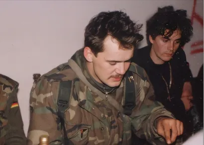 Ban snimljen na punktu 1991. godine/Izvor: Knjiga "Kako se branio Lipik"