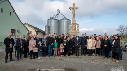 Kod obnovljenog križa/Foto: Goldy