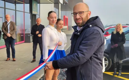 Gradonačelnik Tomislav Novinc prerezao je svečanu vrpcu/Foto: Nikica Puhalo/MojPortal.hr