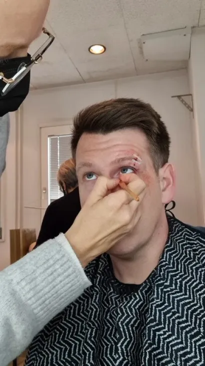 &Scaron;minkanje uoči snimanja/Foto: Privatni album