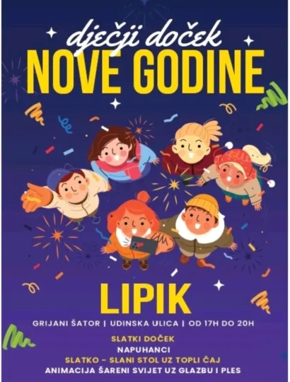 Dječji doček Nove godine i pro&scaron;le godine se pokazao punim pogodkom/Foto: Promo