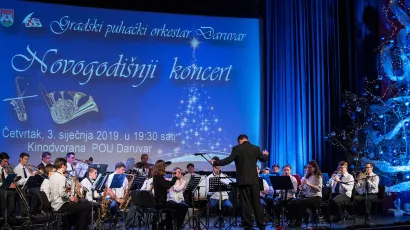 Gradski puhački orkestar Daruvar/Foto: Pučko otvoreno učili&scaron;te Daruvar